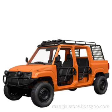 New pickup truck with 4 wheels and 4 seats 2023 4WD lithium battery high-quality for sale new K4 Chinese electric pickup truck